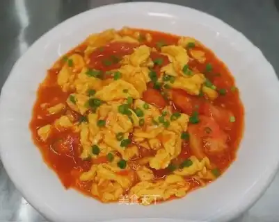 Tomato fried eggs