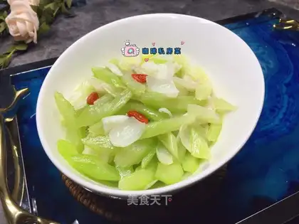 Celery makes lilies