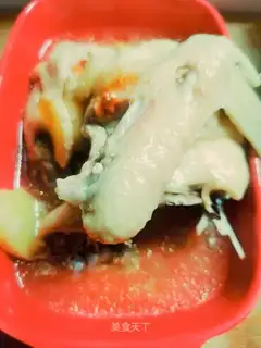 A simple salted chicken
