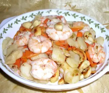 shrimp with cashew nuts