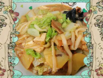 Stewed pork belly