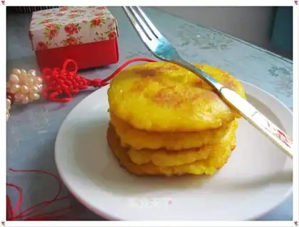 Pan-fried pumpkin pie