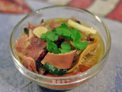 Wild mushroom donkey mixed soup