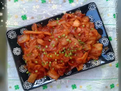 Li Fu spicy cabbage and pork belly