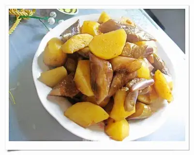 Potato and eggplant