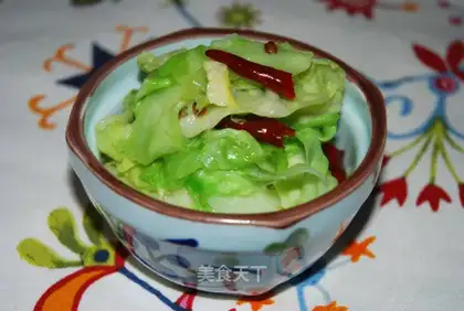 shredded cabbage