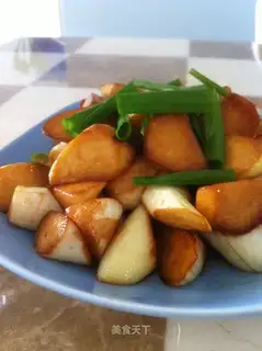 braised water bamboo in oil