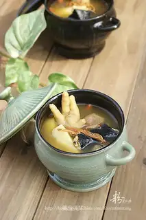 Yam, Cordyceps, Flower Snake Soup