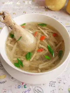 chicken leg mushroom soup