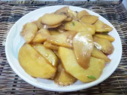 Sesame potato chips