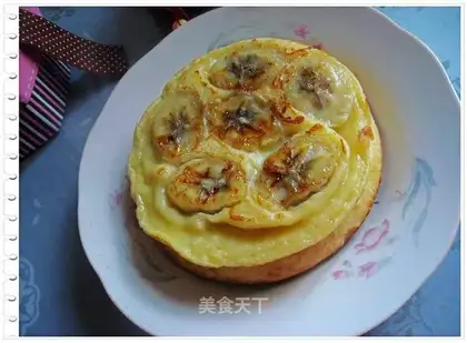 Sweet banana cake