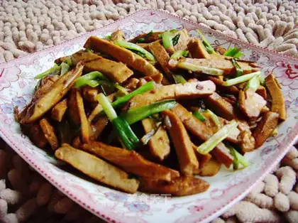 Chiu-flavored dried bean curd