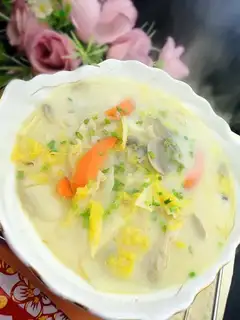 Milk cabbage soup