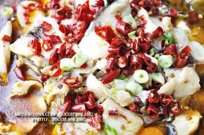 fish with Chinese sauerkraut
