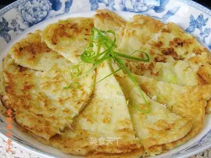 Leek egg cake