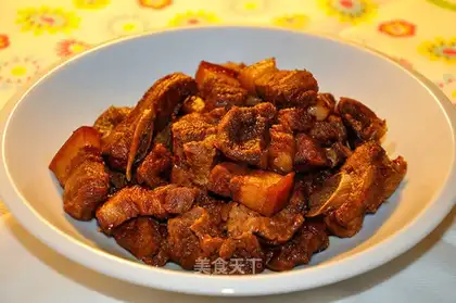 Braised tofu with pork
