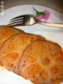 Glutinous rice lotus root for beautifying and nourishing blood