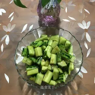 Sugar and cucumber