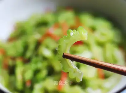 A cold, bitter melon