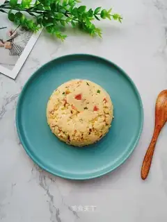 Rice fried sausage