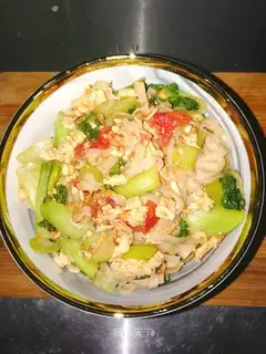 Tomato egg oil noodles