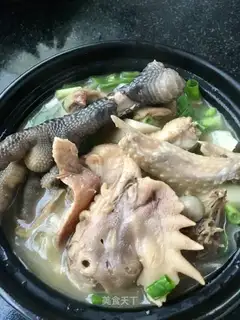 Pumpkin, chicken soup
