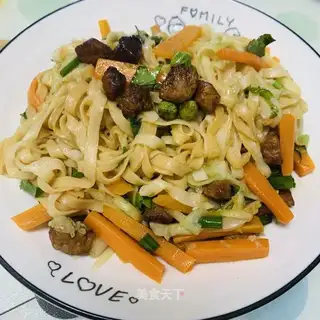 Black pepper pork platter