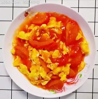 Tomato fried eggs