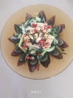 cucumber with eggs