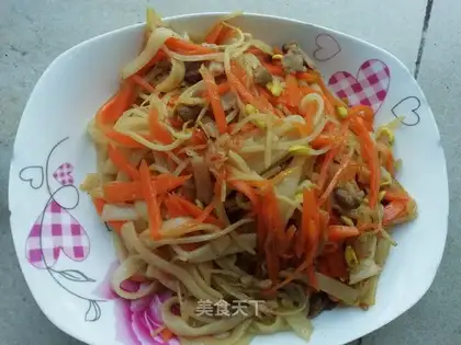 Bean sprouts of carrots