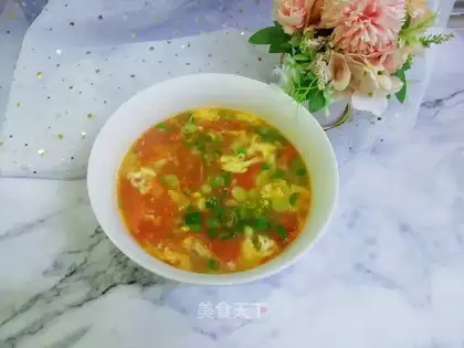 Tomato egg soup