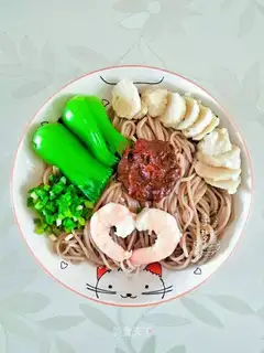 Fishball shrimp greasy noodles