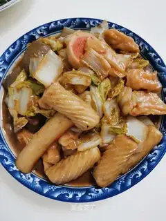 The cabbage's fried