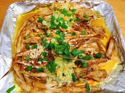 Low-calorie apricot mushrooms
