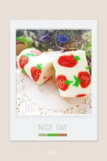 Strawberry Angel Cake Roll