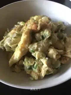 Onion fried eggs