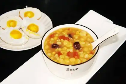 Red-tree bean porridge
