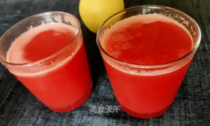 Natural watermelon juice