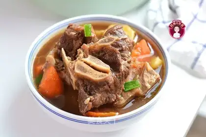 Cow neck and potato carrots