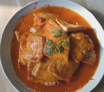 Tomato stew tofu