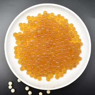 Amber pearls