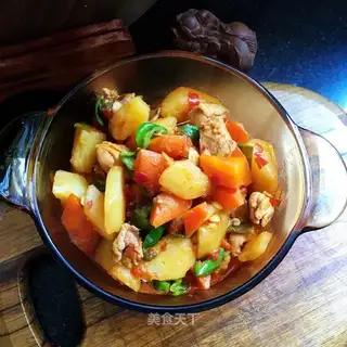 Chicken-legged potatoes