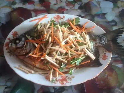 Slurped mackerel