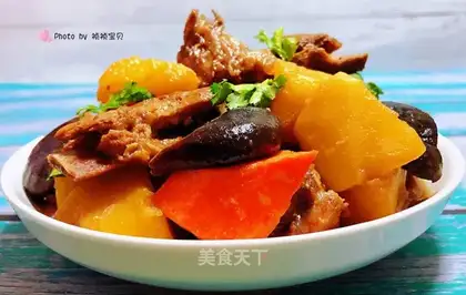 Cream steak stew