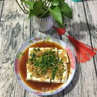 Shrimp gravy, tofu