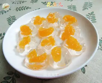 Homemade orange jelly