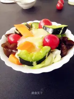 Vegetable honey salad