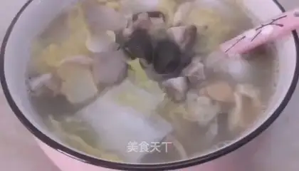 Beec mushroom soup