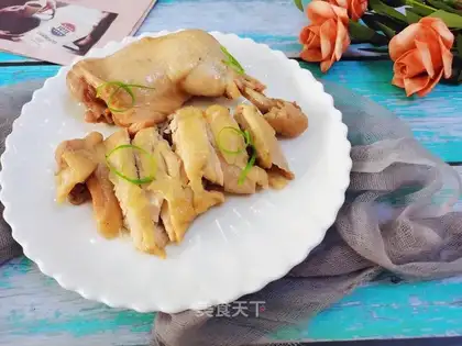 Salt chicken leg