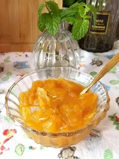 Orange ice cream crystal powder